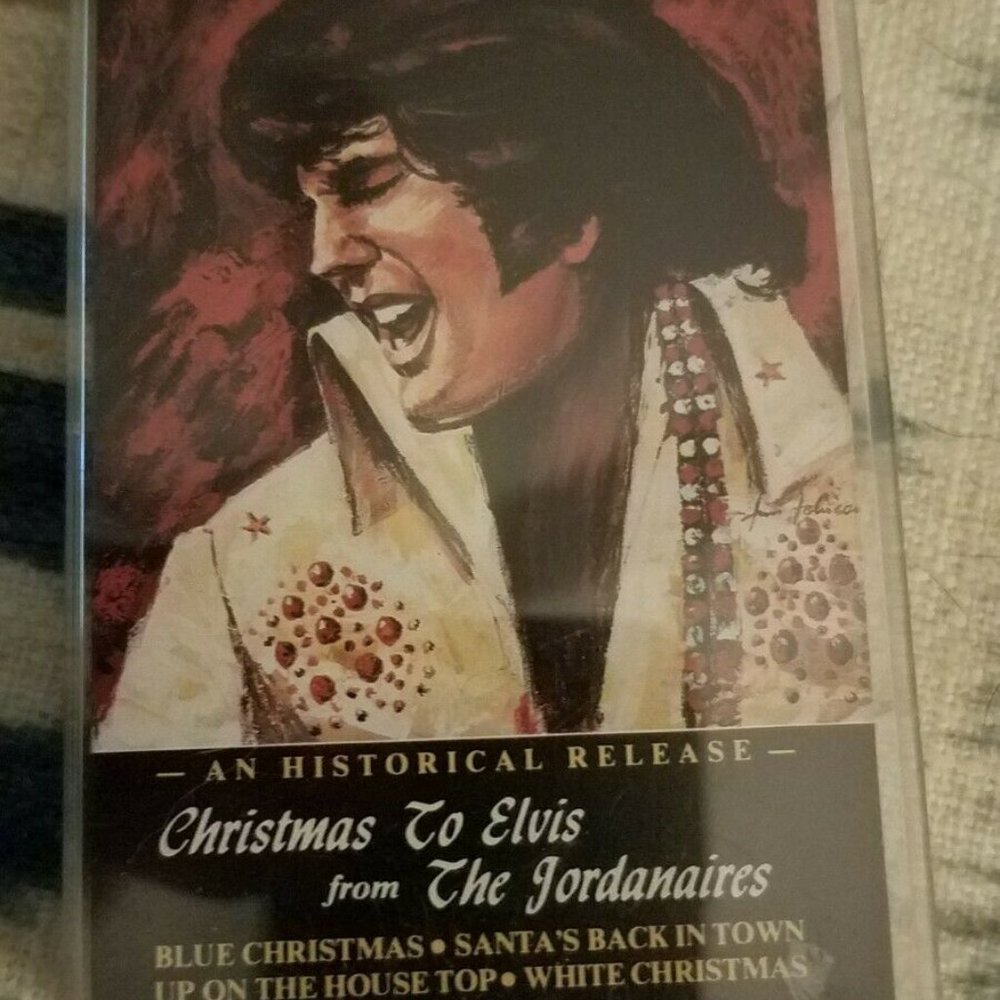 CHRISTMAS TO ELVIS FROM THE JORDANAIRES 1978 Cassette Tape Elvis Presley